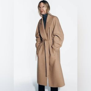 Zara wool belted coat